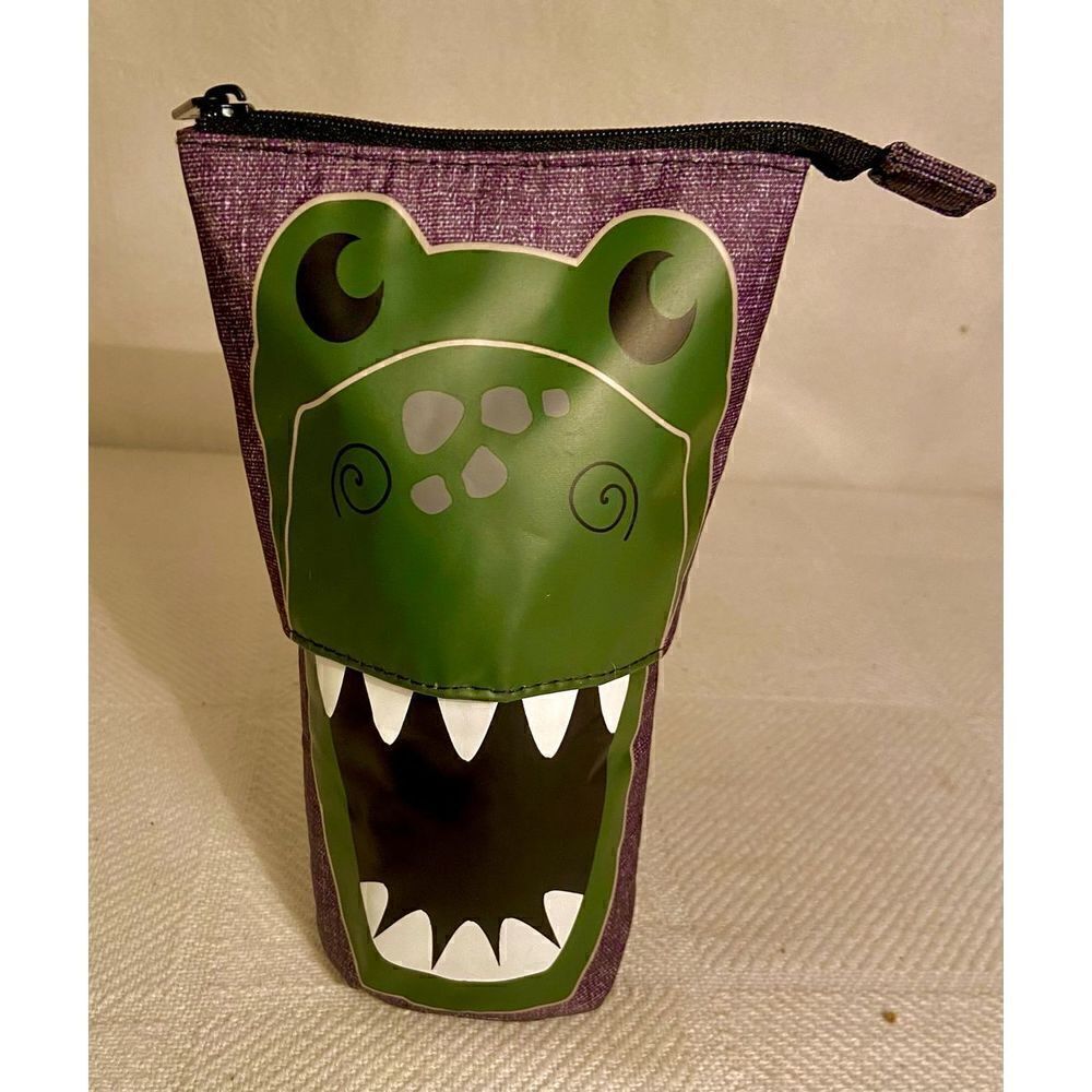 Dinosaur Thirty One HIDE & PEEK POUCH TOTE Bag - Dino Chomp Zip Top Carry Tote